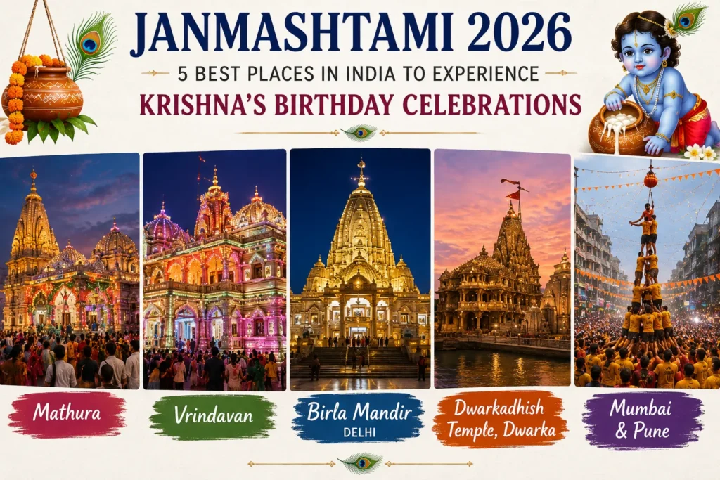 Janmashtami 2026: 5 Best Places In India To Celebrate Krishna’s Birthday