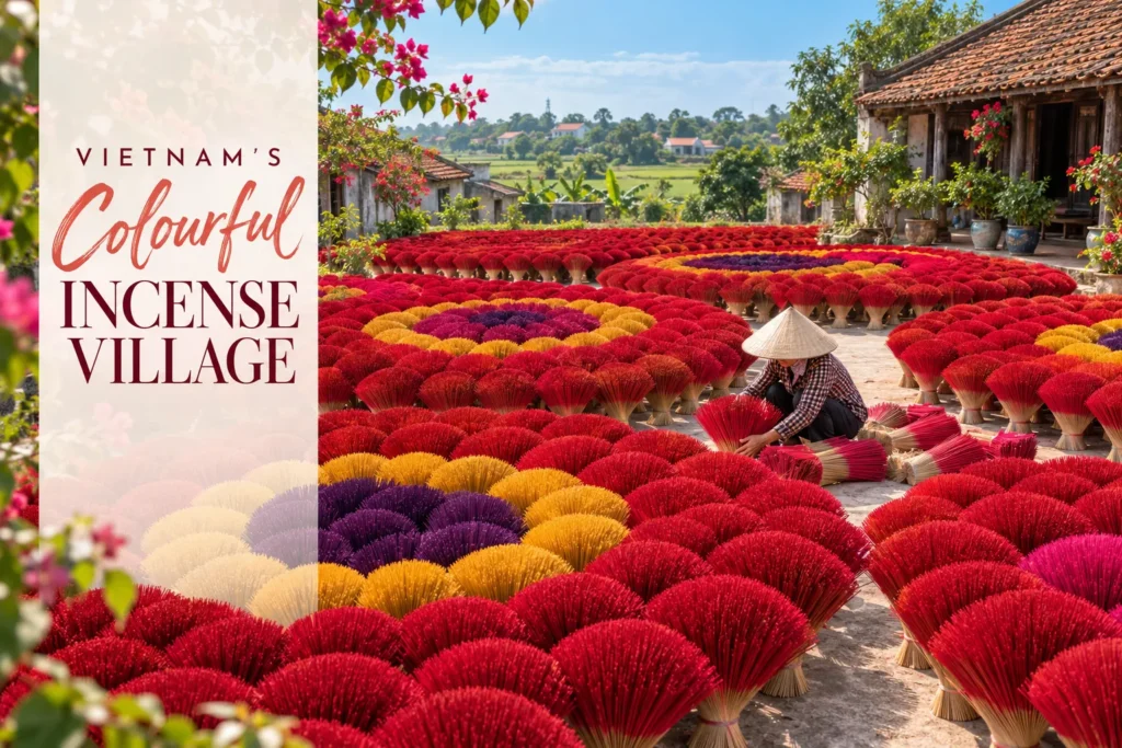Quang Phu Cau: Vietnam’s Incense Village Where Tradition Blooms in Colour