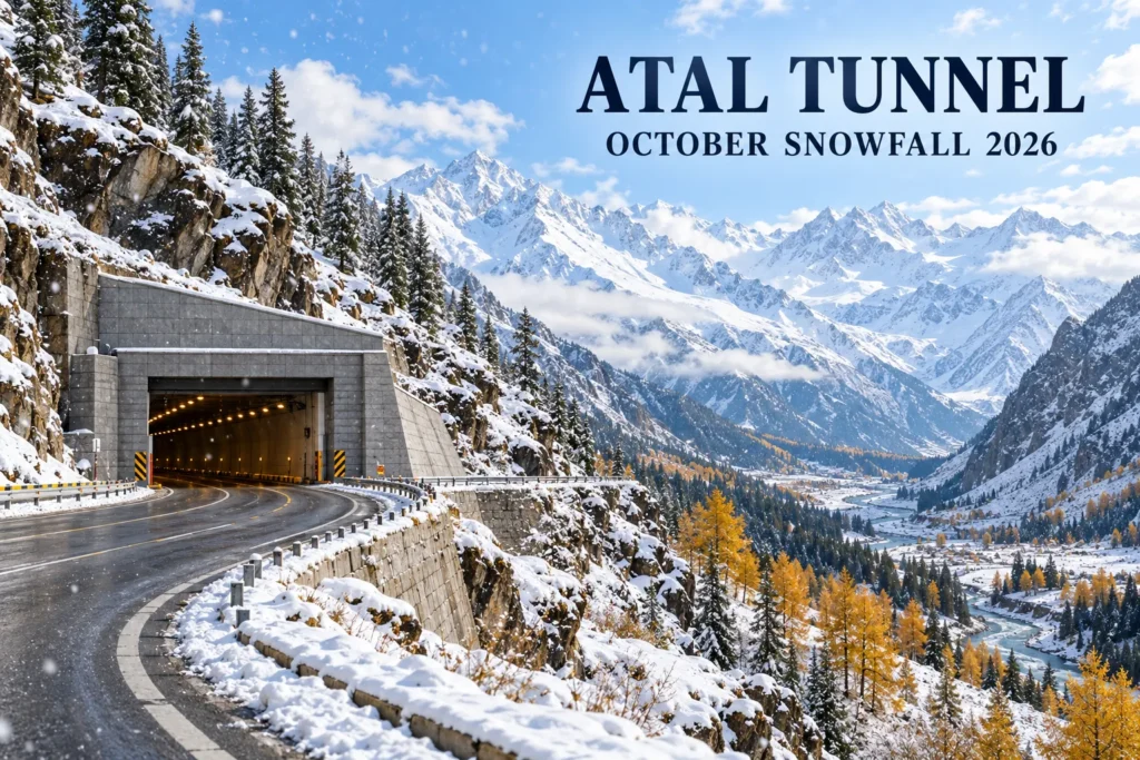 Atal Tunnel Snowfall in October 2026: First Snow, Sissu Views & Travel Guide