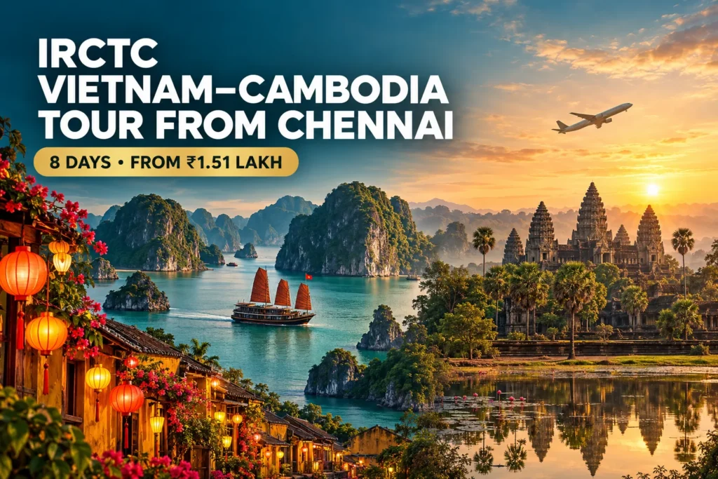 IRCTC Launches 8-Day Vietnam–Cambodia Tour From Chennai