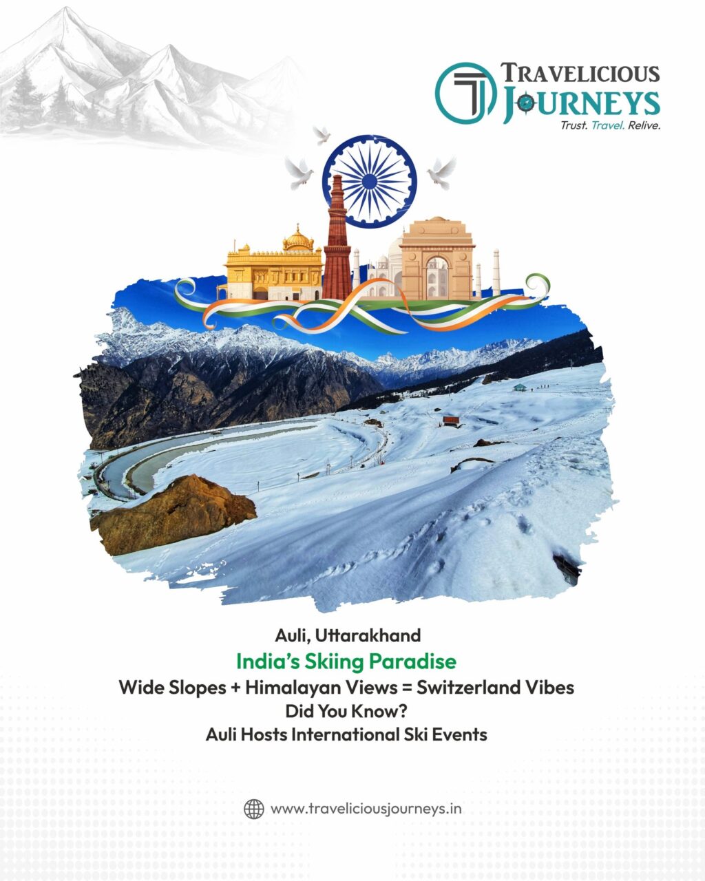 Instagram post from traveliciousjourneys. This post is in position 5.