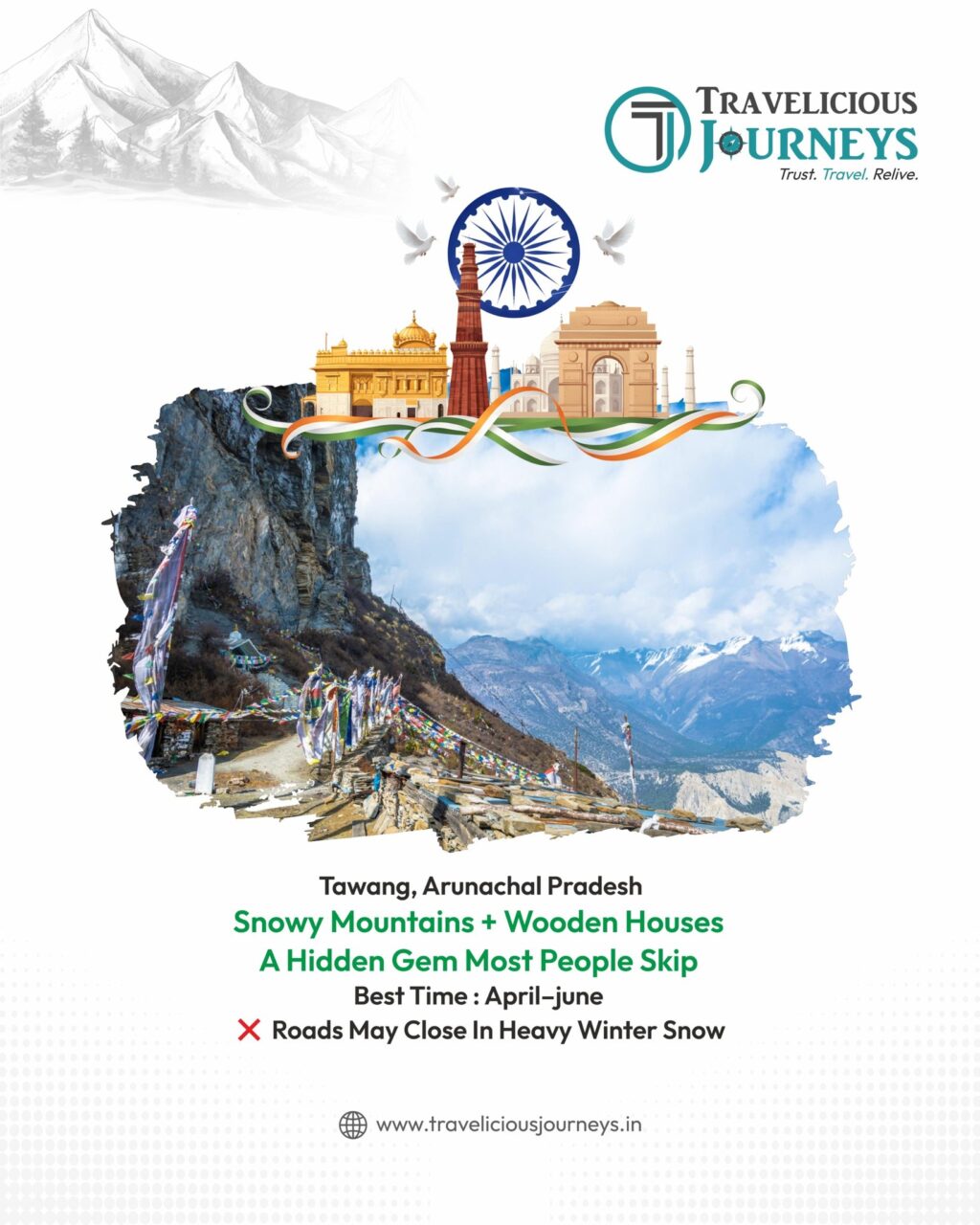 Instagram post from traveliciousjourneys. This post is in position 3.