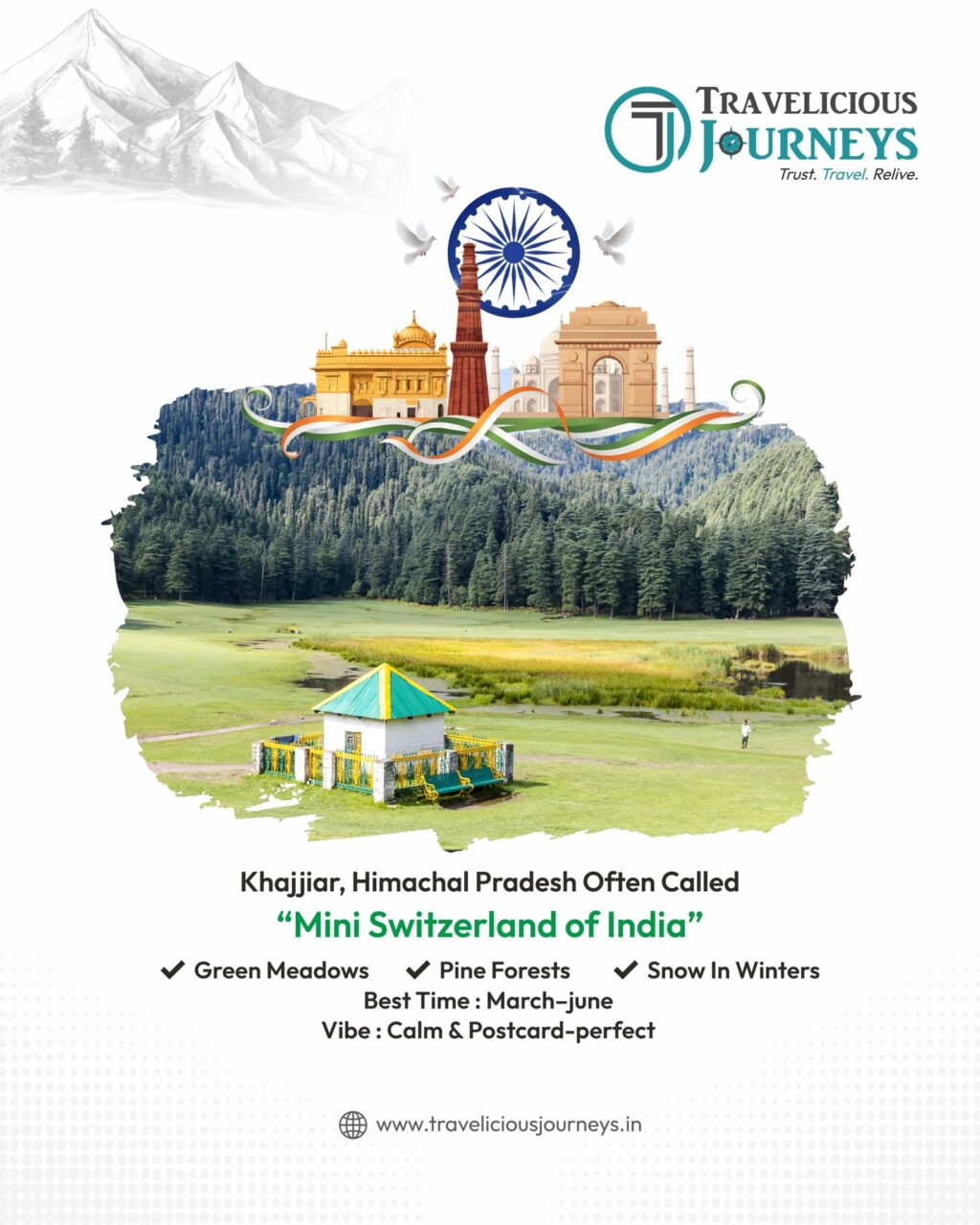 Instagram post from traveliciousjourneys. This post is in position 1.