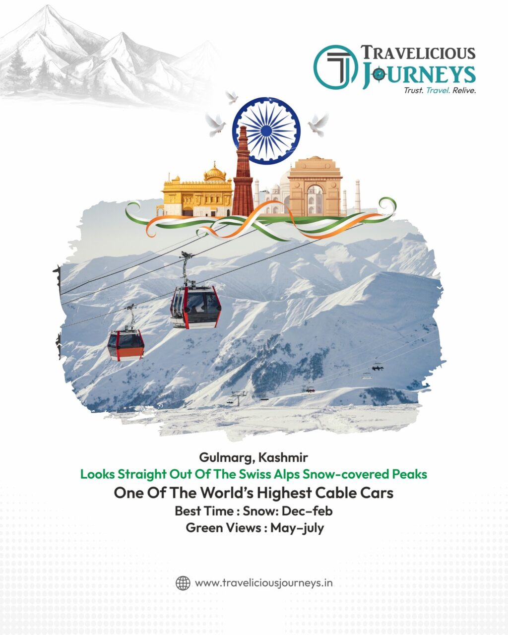 Instagram post from traveliciousjourneys. This post is in position 2.